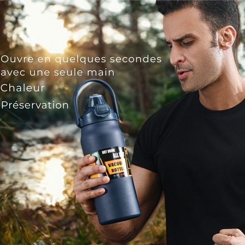 Gourde Isotherme 1l Big Will_ouverture rapide