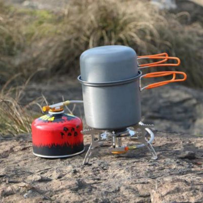 Camping Casserole Cuisine Nomade_orange -cuisson-sur rechaud au gaz alcool bois