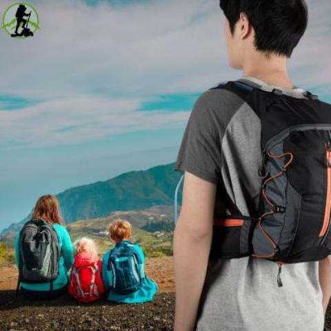 gilet trail Hiker Trip™10_L-orangepour_la_famille