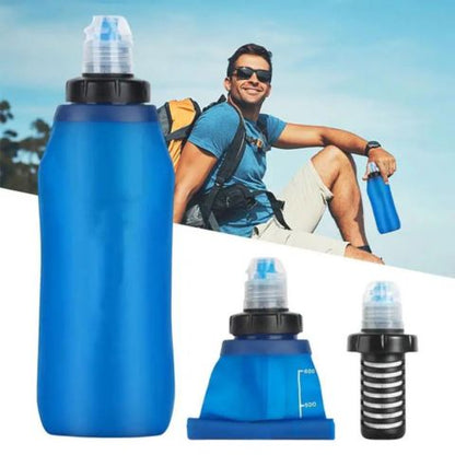 gourde filtrante H2O_Claire_600ml_gourde souple avec filtre