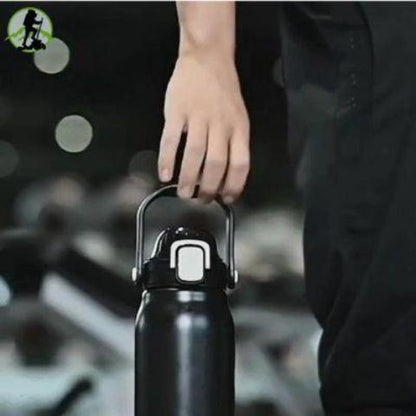 gourde inox Inox Run_ Black Night_avec_anse