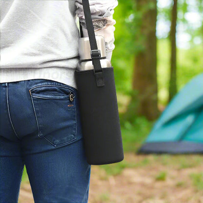 gourde isotherme Cross-Country_nuit_variante avec sac de protection