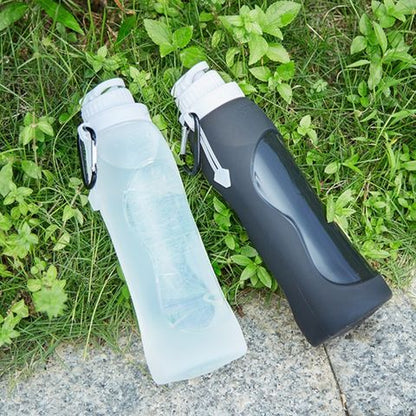 gourde souple FlexSipEco_variantes noir blanche